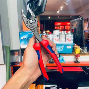 KỀM KNIPEX TWIN GRIP KHỚP TRƯỢT VỚI TAY CẦM NHỰA ĐA THÀNH PHẦN CÓ GỜ 82 02 200