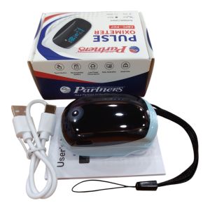 Partners CBPC-P07 Rechargeable Pulse Oximeter — SpO2 PR PI RR (Respiratory Rate) Monitor
