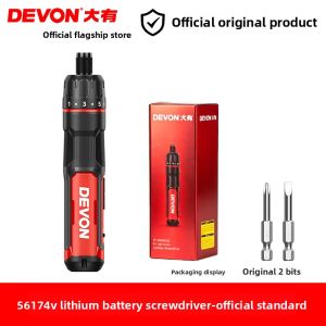 DEVON 5617 Cordless Rechargeable Electric Screwdriver Hex‑Bit Handheld Power Screw Driver for Household Use