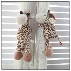 HUAYASEN | Creative Cute Cartoon Plush Curtain Binds