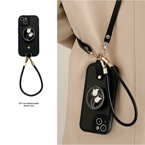 เคสโทรศัพท์แบบสะพายข้างหรูหราสำหรับ Huawei Honor 300 พร้อมสายรัด สายสะพายข้าง สายรัด สำหรับผู้หญิง แบบครอบเต็ม