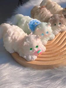 Cute Cat Squishy Toy Realistic Cute Cat Squishy Stress Relief Toy Cute Chubby Cat Doll Figurine Cat Fidget Toy Simulated Cat Pinch Toy Cat Stress Relief Figurine Ornament Cat Squeeze Toy