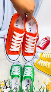 รองเท้าผ้าใบ GoldCity-1207 รวมสีสันสดใส ใส่สบาย Size 35 - 45