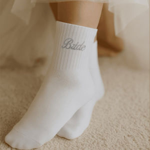 Bride Embroidery Socks Gifts For Bridal Shower Engagement Wedding Party Proposals For Team Bride Bride-to-be