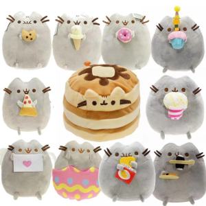 8 phong cách kawaii Pusheen Thú nhồi bông mềm meemeow nhồi Donut mèo plushes búp bê trẻ em Quà tặng