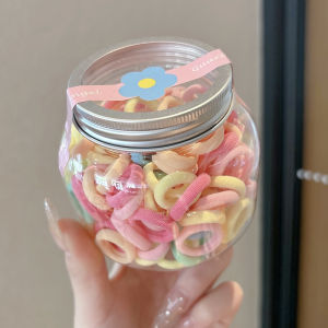 Non-Damaging Thumb Elastic Hair Ties for Girls Baby Hair Bands Hair Ropes for Braiding Cute Korean Style Children Accessories