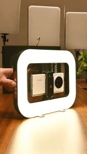 14 inch Panel Light LED Fill Lighting With Tripod Photo Studio For Youbute Camera Video Handheld fill light with a built-in phone holder simple and convenient