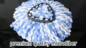 1 Đầu Thay Thế Cây Lau Nhà Bằng Sợi Nhỏ Cho Hệ Thống Bình Chứa O-Ceda RinseClean 2 Dễ Dàng Vệ Sinh Phụ Kiện Cây Lau Nhà Xoay