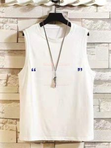 Youth Cotton Vest Mens Summer Breathable Sleeveless Sportswear Loose Fit round Neck Sweatback Ventilated Chinese Style Top