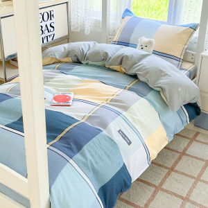 Luxurious Pure Cotton Bedding Set for College Dorm
