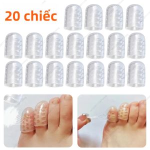 20-2pc Silicone Toe Covers Chống Ma Sát Mũ Ngón Chân Thoáng Khí Ngăn Ngừa Phồng Rộn Rộn Chăm Sóc Bàn Chân Bảo Vệ Để Mang Giày Thoải Mái