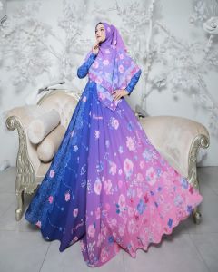 gamis syari pesona series BY AC COLLECTION set hijab segi empat