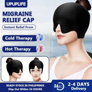 【UPUPLIFE】Migraine Relief Cap Gel Hot Cold Compress Therapy Headache relief Hat Comfortable And Stretchy Ice Cap for Migraines For Stress Relief