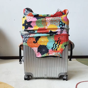 *SG SELLER* 3D Thick Elastic Luggage Cover|Left and Right Opening|Suit Case Luggage Protector