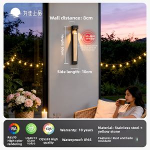VINCAN | Waterproof Motion Sensor Outdoor Wall Light