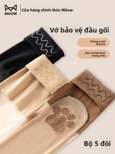 Tất dài nữ MiiOW Cat Person làm bằng vải nylon dài đến gối chống trượt giữ ấm