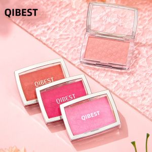 QIBEST Kem Tự Nhiên Phấn Má Hồng Bảng Màu Cao Cấp Sắc Tố Lâu Trôi Phấn Má Hồng Phấn Má Hồng Cho Nữ Kích Thước Đầy Đủ Mỹ Phẩm Trang Điểm