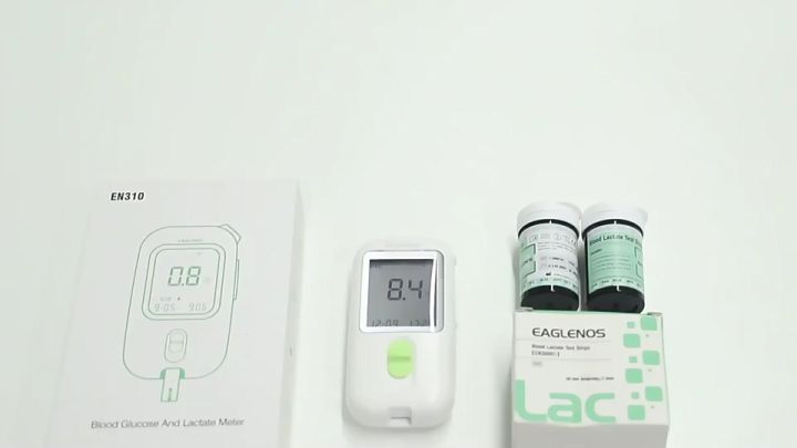 2 in 1 Blood Lactate and Glucose Meter-Handheld Accuracy Lactic Acid Test Monitor