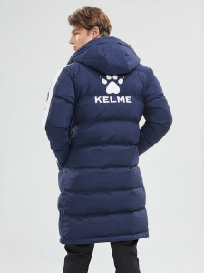 Kelme | Long Over Knee Warm Winter Hooded Sport Coat