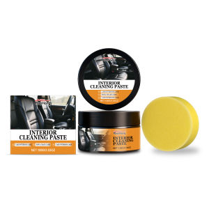 Rayhong Interior Cleaning Paste Car Seat Leather Cleaner Refurbished Dry Cleaning Stain Remover Car Interior Cleaning Kit 100g