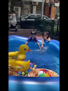 1.2m/1.5m/1.8m/2.0m/2.62m/3.0m boleh dilipat kembung kolam Renang Kolam Renang untuk kanak-kanak keluarga besar kolam Renang