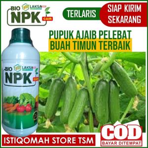 Obat Pelebat Buah Timun NPK LAKSA - Pupuk Pelebat Timun - Obat Semprot Timun Terbaik Obat Kalium Penyubur Timun Paling Bagus Pupuk Nutrisi Timun Sangat Manjur - Pupuk Penyubur Daun Dan Buah TIMUN - Pupuk Timun