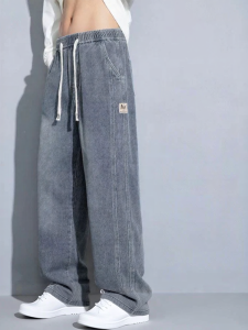 Warrior | New Loose Straight American Street Thick Wide Leg Jeans