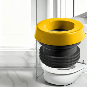 YEMO | Đệm Nối Bồn Cầu Chống Thấm Nước và Khử Mùi Silicone Dày