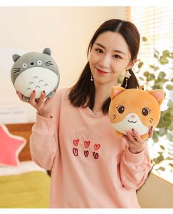 2-in-1 Eye Mask Neck Pillow Convenient Travel Pillow Lunch Rest Office Napping Plush Toy Cute Pattern Birthday Gift
