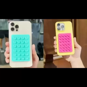 SUERTE 1Pc Silicone Suction Cups Non Slip Phone Case Holder Hands-Free Sticky Grip