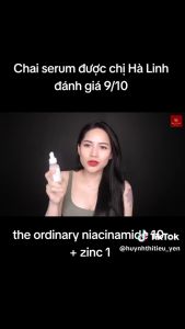 [BEST SELLER DA DẦU MỤN THÂM] Tinh Chất The Ordinary Niacinamide 10% + Zinc 1% 30ml (Hàng Chính Hãng)