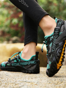 Outdoor Climbing Shoes Mens Womens Stream Trudging Shoes Lightweight Breathable Anti-slip Rubber Sole Mountain Climbing Fishing Hiking Shoes