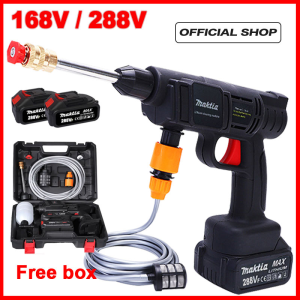 Pressure Washer 288V 168V Lithium Battery 45000kpa Household High Power Cleaning Water Gun Garden Sprayer High Pressure Water Pump Cordless Car Washer Water Handheld Spray Gun Made In Japan