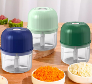 เครื่องผสมอาหารไฟฟ้า เครื่องบดกระเทียมขนาดเล็ก 250 มล. เครื่องบดอาหารแบบพกพา เครื่องบดเนื้อ เครื่องสับหัวหอม เครื่องบดขิง พริก และผักในครัว