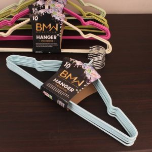 Gantungan Baju Stainlees Steel 10pcs Hanger Baju Dewasa Anti Karat  Warna Pastel Gantungan