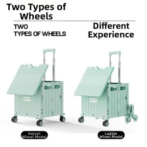 Foldable Shopping Trolley Climbing Function