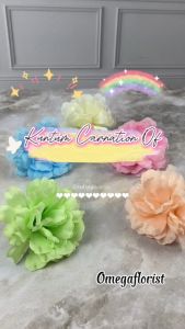 [1 PCS] Kuntuman Bunga Mawar Carnation OF- Kelopak Bunga Carnation OF Artificial Satuan PCS  Dekorasi/grosir/bunga/import kain Artificial Import Berkualitas