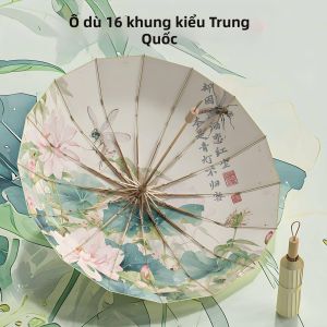 Ô Dù Quảng Cáo Phong Cách Trung Quốc Cổ Điển Chống Tia UV