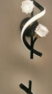 GEJIESE ไฟติดผนัง คริสตัลไฟติดผนัง2สี LED ห้องนอน โคมไฟไฟหัวเตียง ทางเดิน ห้องนั่งเล่น โมเดิร์น แบบมินิมอล คมไฟผนังCrystal wall lamp