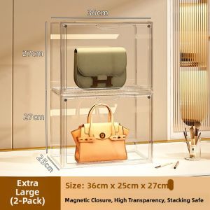 WEIAI | Transparent Storage Box for Bags Dustproof Display
