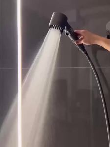 New ion drop bathroom handheld drop faucet with tap for shower head filter for shower turbocharger with multiple spray modes