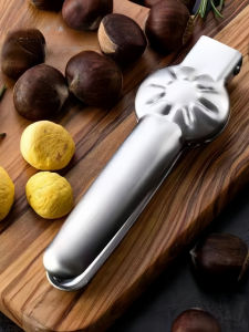 Stainless Steel Walnut Cracking Cross Opener Nutcracker Kitchen Tool for Cooking Shell Removal No Brand Walnut Clamp