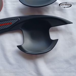 Outer Door Cover Mangkok Pintu Mobil Honda All New Brio 2012 - 2024 Hitam Premium