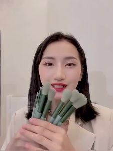 Paket Kuas Make Up Lengkap Set 13 in 1 Mini Travel Brush Makeup Eye Shadow Foundation Blusher Tools Set