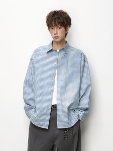 WUKONGYOUHUO | Spring Gingham Long-sleeve Loose Shirt