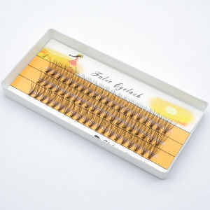 10D Soft Mink Eyelash 1 Box/60 Bundles Natural Eyelash Extension Grafting 3D Russian Individual Cluster Makeup Tool Cilia
