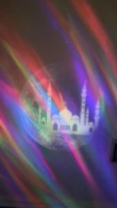 Horici 4in1 Lampu Proyektor Model Masjid/Lampu Starry Proyektor/Lampu Kamar Aesthetic/Lampu Tidur/Blueetoth Speaker USB