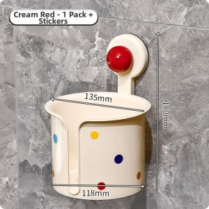 AIJIADA | Suction Mount No-Drill Paper Holder
