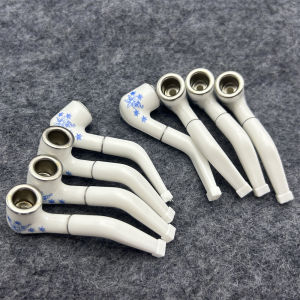 10pcs Handmade Mini Plastic Pipe Classic Smoking Pipe 60mm Durable Vintage Pipes Accessories