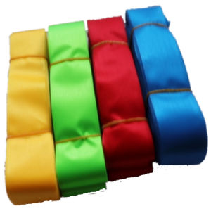 ริบบิ้นผ้าไหมสีสันสดใสสำหรับติดต้นไม้กลางแจ้ง สายรัดรถยนต์สีแดง ริบบิ้นนำทางสำหรับการเดินทาง ริบบิ้นวัสดุ DIY สำหรับเย็บปักถัก